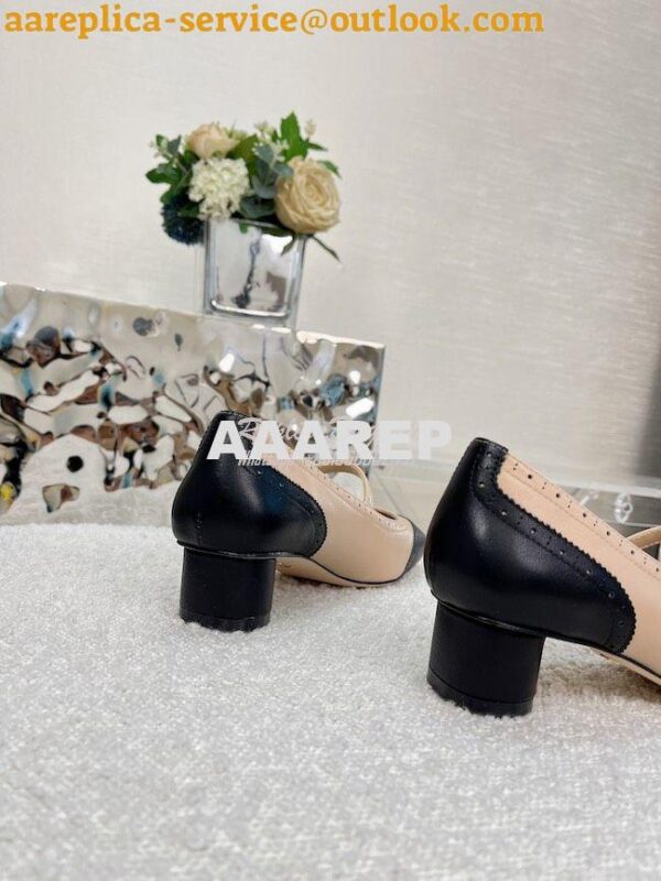 Replica Dior Spectadior Ballet Pump Perforated Calfskin KCB764 12