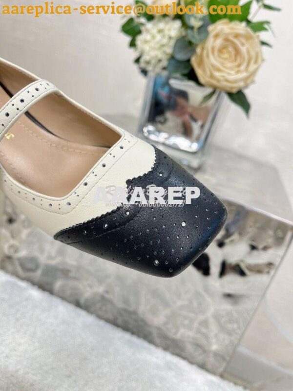 Replica Dior Spectadior Ballet Pump Perforated Calfskin KCB764 16