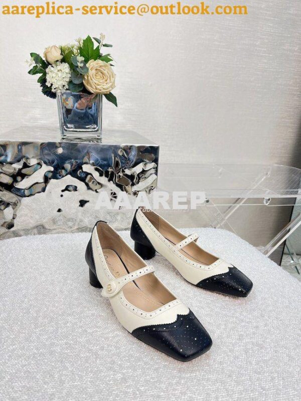 Replica Dior Spectadior Ballet Pump Perforated Calfskin KCB764 17