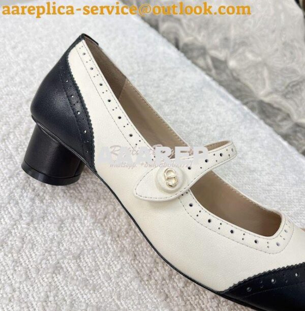 Replica Dior Spectadior Ballet Pump Perforated Calfskin KCB764 19