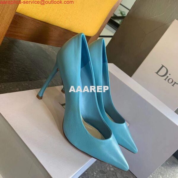 Replica Dior Women's Pump Dior Designer Shoes 81175 Blue 8