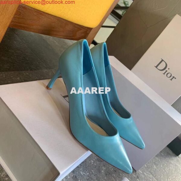 Replica Dior Women's Pump Dior Designer Shoes 81175 Blue 9