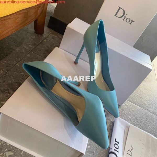 Replica Dior Women's Pump Dior Designer Shoes 81175 Blue 10