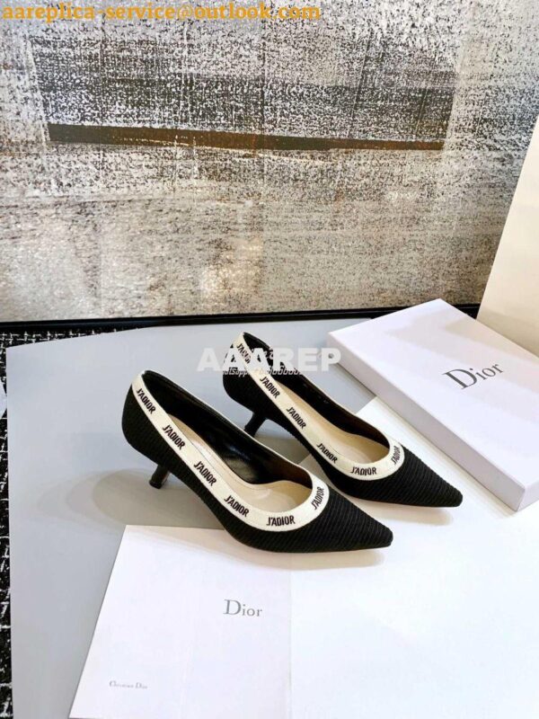 Replica Dior J'adior Pump KCP550 Black 5