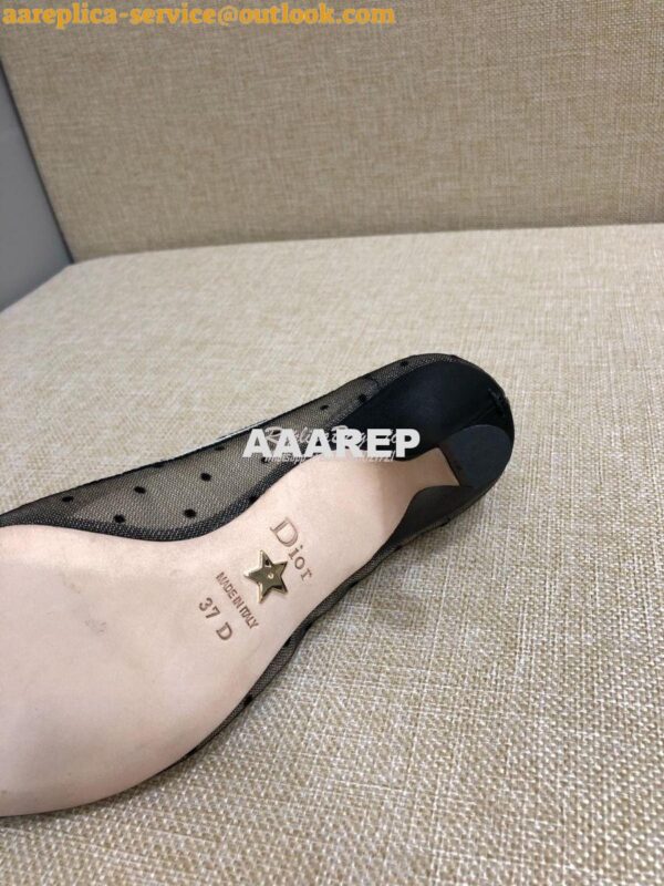 Replica Dior J'adior Pump KDP704 Black and Nude Plumetis 10