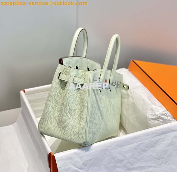 Replica Hermes Birkin Designer Tote Bag Togo Leather 28565 bubble green 4