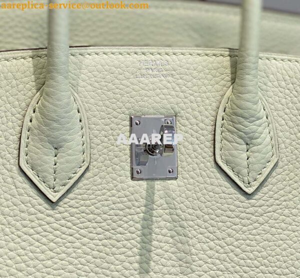 Replica Hermes Birkin Designer Tote Bag Togo Leather 28565 bubble green 7