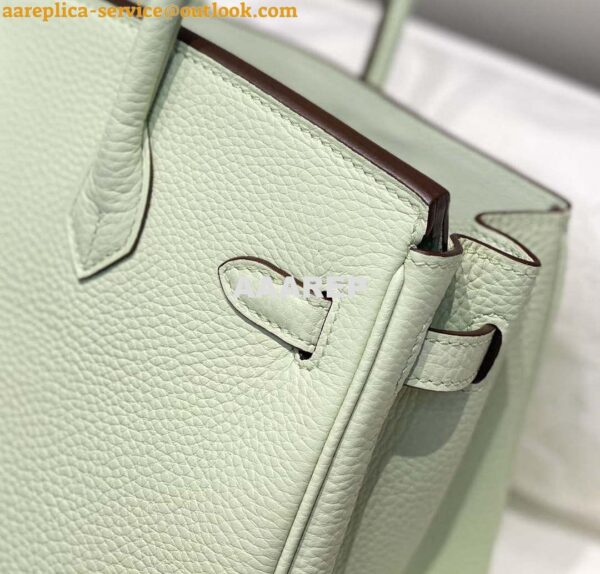 Replica Hermes Birkin Designer Tote Bag Togo Leather 28565 bubble green 8