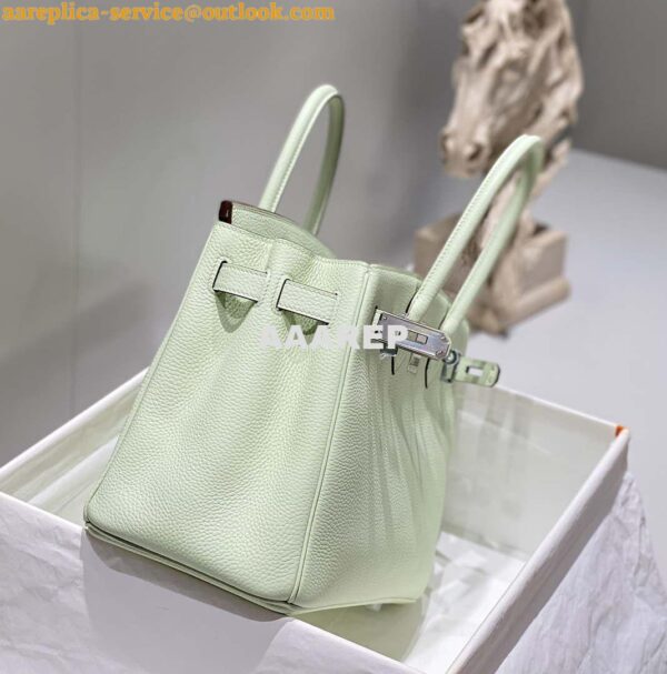 Replica Hermes Birkin Designer Tote Bag Togo Leather 28565 bubble green 13