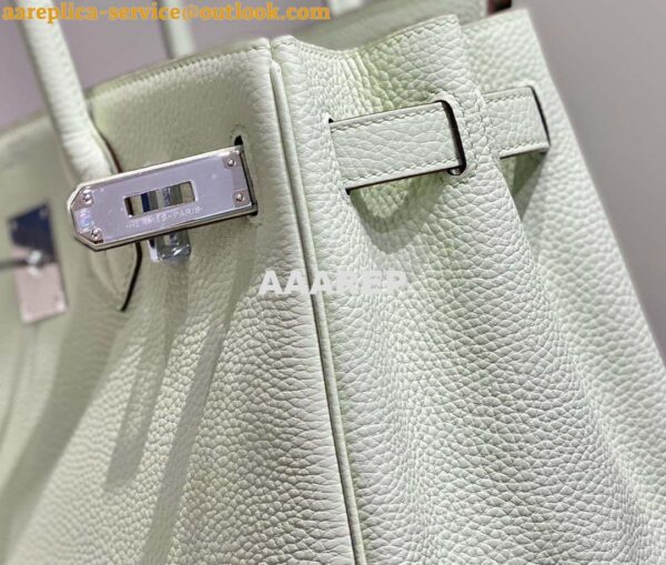 Replica Hermes Birkin Designer Tote Bag Togo Leather 28565 bubble green 16