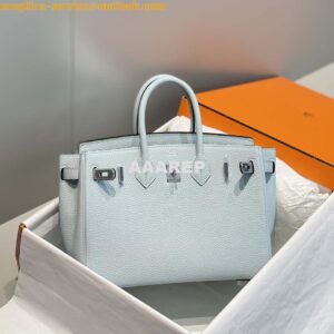 Replica Hermes Birkin Designer Tote Bag Togo Leather 28566 Blue Pale 2