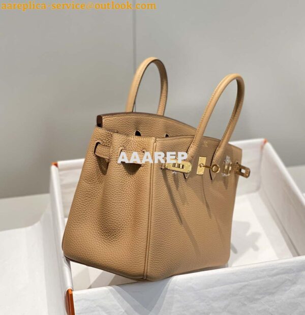 Replica Hermes Birkin Designer Tote Bag Togo Leather 28567 Camel 5