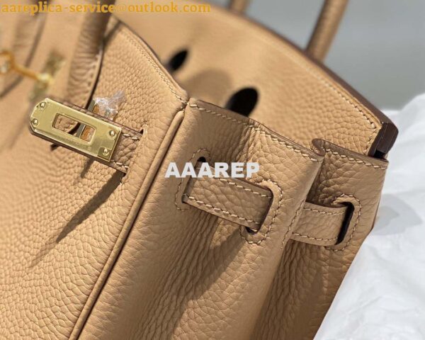 Replica Hermes Birkin Designer Tote Bag Togo Leather 28567 Camel 8