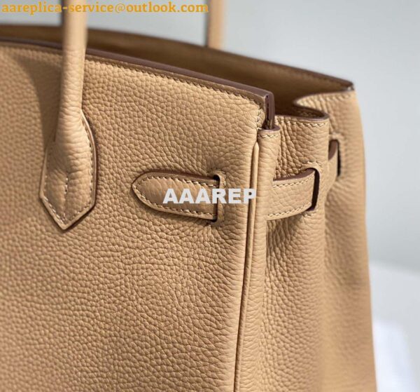 Replica Hermes Birkin Designer Tote Bag Togo Leather 28567 Camel 17