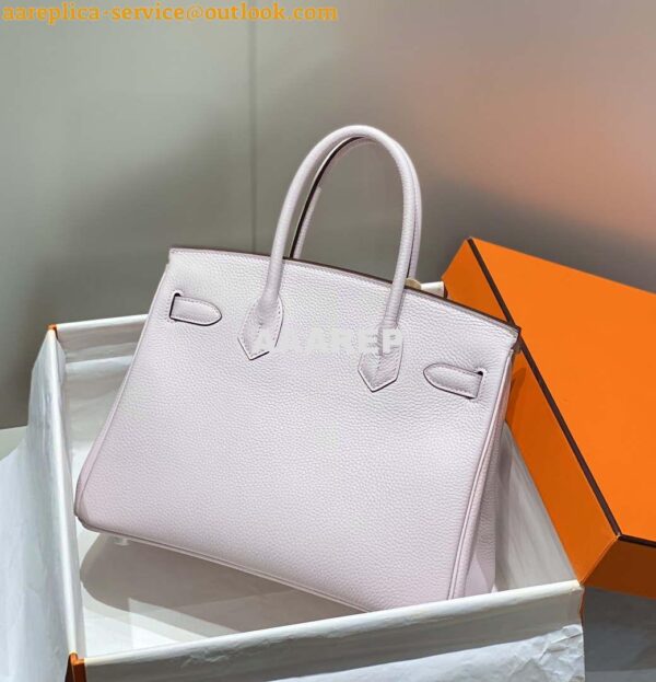 Replica Hermes Birkin Designer Tote Bag Togo Leather 28568 Fantasy purple 12