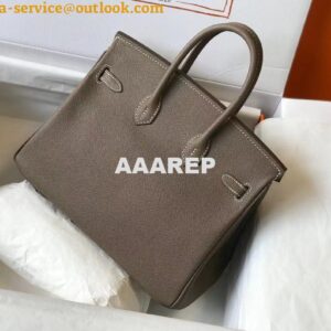 Replica Hermes Birkin Handbags Designer Hermes Bag Epsom Leather 28522 Elephant Grey 2