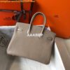 Replica Hermes Birkin Tote Bag Swift leather with canvas 285899 2