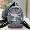 Replica Dior Toile De Jouy Travel Backpack Technical Fabric Small M610