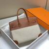 Replica Hermes Birkin Tote Bag Swift leather with canvas 285902