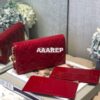 Replica Lady Dior Clutch With Chain in Patent Calfskin S0204 Claret Re 2