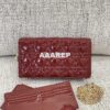 Replica Lady Dior Clutch With Chain in Patent Calfskin S0204 Cherry Re