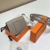 Replica Hermes Constance Shoulder Bags Epsom Leather Silver H28415 2
