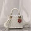 Replica Lady Dior Dioramour My ABCdior Bag Black Cannage Lambskin with