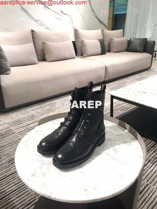 Replica Dior Women's Shoes KCI669OBR_S900 Dior Camp Ankle Boot 137960 2