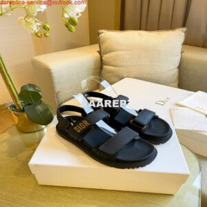 Replica Dior Women's Slippers Designer Dior Sandals Flats Shoes D81192 2