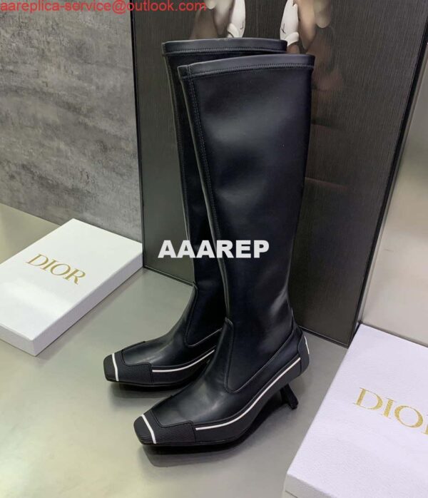 Replica Dior Women's Shoes KCI799NSR_S20X D-Motion Heeled Boot 191444 2