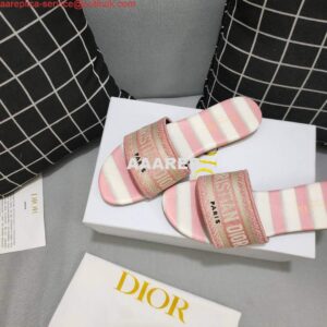 Replica Dior Women's Slippers Designer Dior Sandals Flats Shoes D81196 2