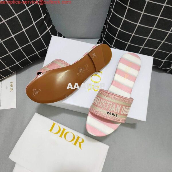 Replica Dior Women's Slippers Designer Dior Sandals Flats Shoes D81196 5