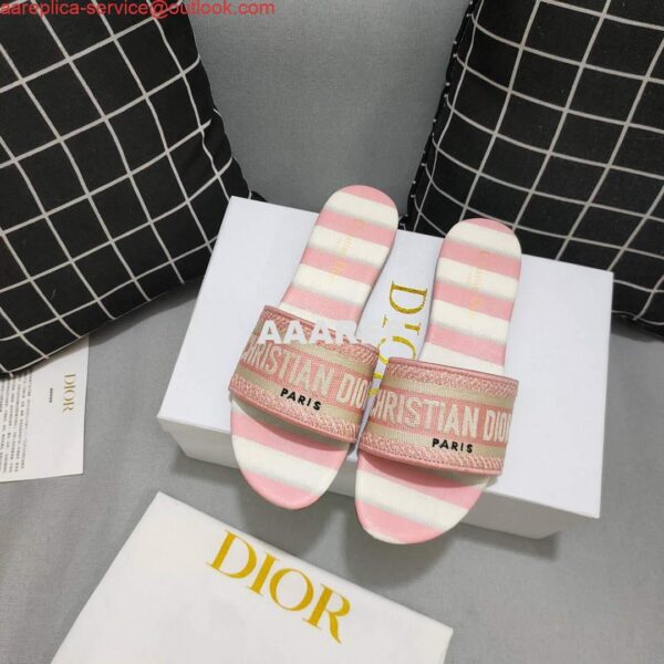 Replica Dior Women's Slippers Designer Dior Sandals Flats Shoes D81196 8