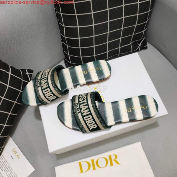 Replica Dior Women's Slippers Designer Dior Sandals Flats Shoes D81198 7