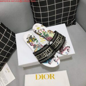 Replica Dior Women's Slippers Designer Dior Sandals Flats Shoes D81204