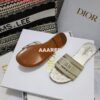 Replica Dior Women's Slippers Designer Dior Sandals Flats Shoes D81206 2