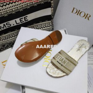 Replica Dior Women's Slippers Designer Dior Sandals Flats Shoes D81205