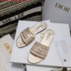 Replica Dior Women's Slippers Designer Dior Sandals Flats Shoes D81207 2