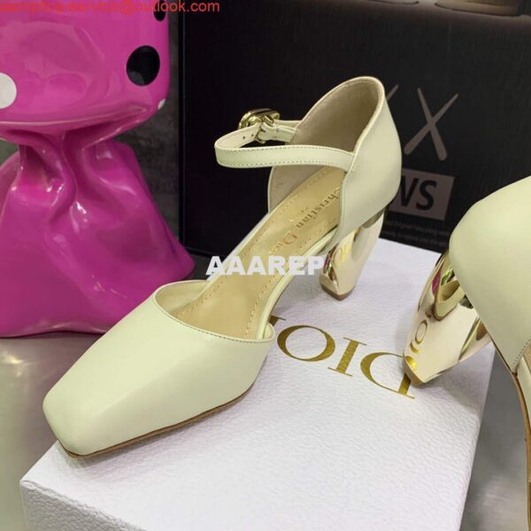 Replica Dior Women's Shoes Rhodes Heeled Shaped and hollow Shoes D88231 7