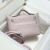 Replica Hermes Mini 2424 Leather 21cm H230263 Black