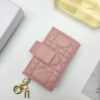 Replica Dior S0074 Wallet Lady dior 5-Gusset card holder Red 2