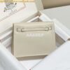 Replica Hermes Evercolor Kelly Danse II 22cm Leather Crossbody Bag H20368 Gray 2