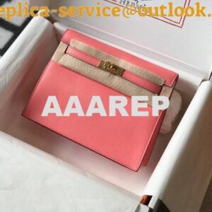 Replica Hermes Kelly Danse 22cm Leather Bag 20359 Pink