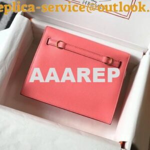 Replica Hermes Kelly Danse 22cm Leather Bag 20359 Pink 2