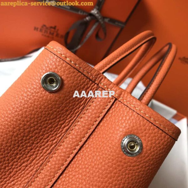 Replica Hermes Orange Togo Medium Garden Party 36cm Bag H239058 7