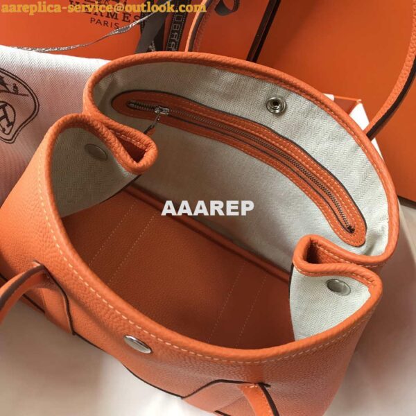 Replica Hermes Orange Togo Medium Garden Party 36cm Bag H239058 9