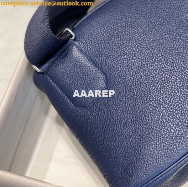 Replica Hermes H083591CK89 Hac a Dos GM backpack Navy blue 9