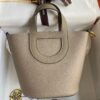 Replica Hermes In The Loop 18 Handmade Bag in Gold Clemence Leather