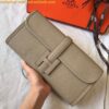 Replica Hermes Jige Elan 29 Clutch Bag In Taupe Epsom Leather