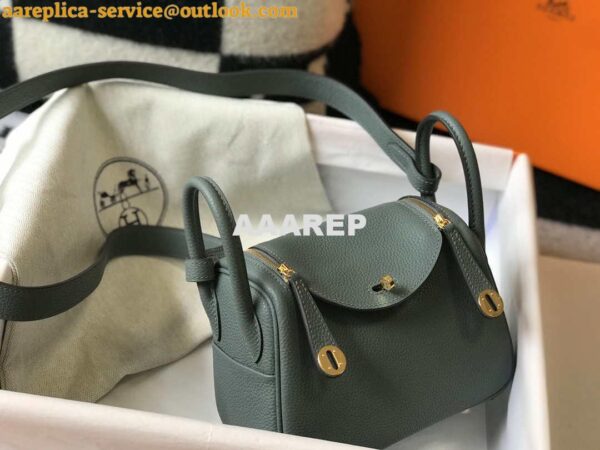 Replica Hermes H079086CK18 Lindy Mini Bag 19cm Semi-manual H231905 2